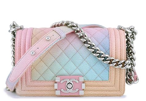 pastel chanel boy|chanel handbags boys.